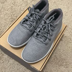 Allbirds Women's Size 10 Wool Runner Up Mizzle Sneakers Medium Gray High Top New